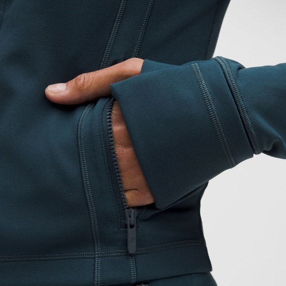 NWT Lululemon Define Cropped Jacket Size 4 Indochine Blue - Picture 3 of 7